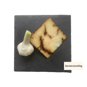 Spanischer Schafkäse mit schwarzem Knoblauch "Marmiorini"