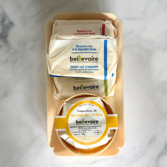 Rohmilch 4 - Butter Set Fassbutter Probierset